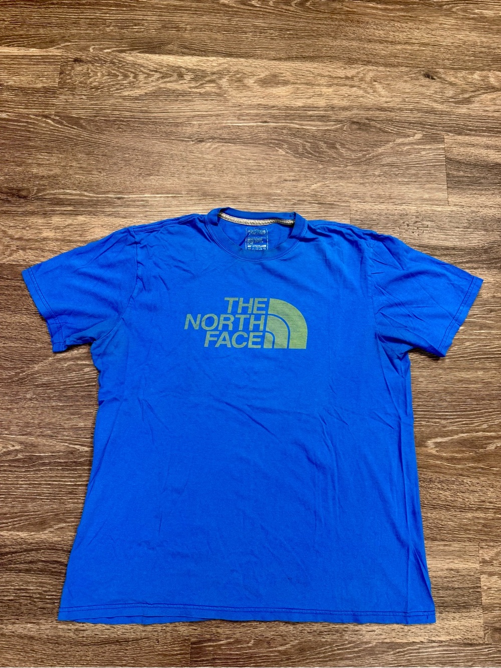 The North Face Blue Logo Graphic T-Shirt Mens Large Outdoor Gorpcore